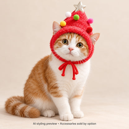 Christmas Hats & Bibs for Dogs & Cats