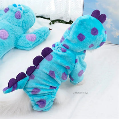 Green Dinosaur Costume for Dogs & Cats - XS