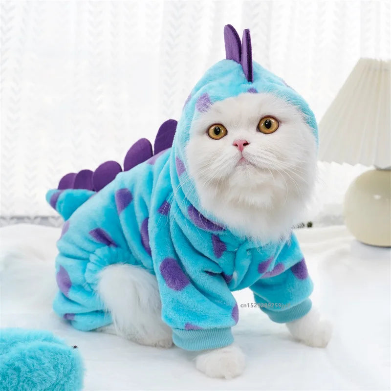 Green Dinosaur Costume for Dogs & Cats - XS
