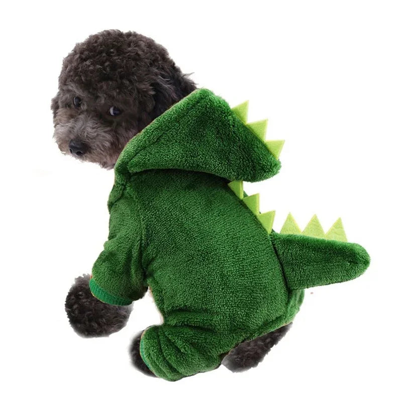 Dinosaur Fleece Costume for Dogs & Cats