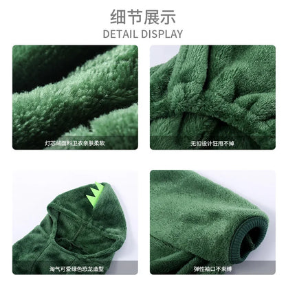 Green Dinosaur Costume for Dogs & Cats - XS