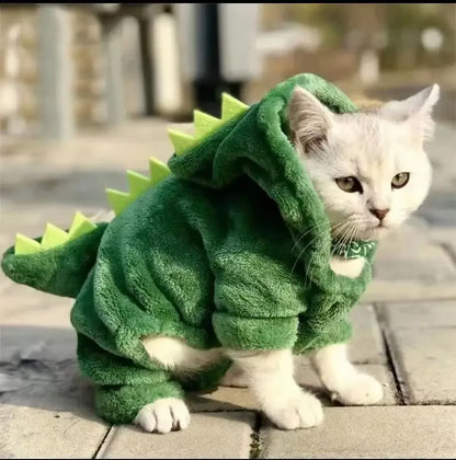 Dinosaur Fleece Costume for Dogs & Cats